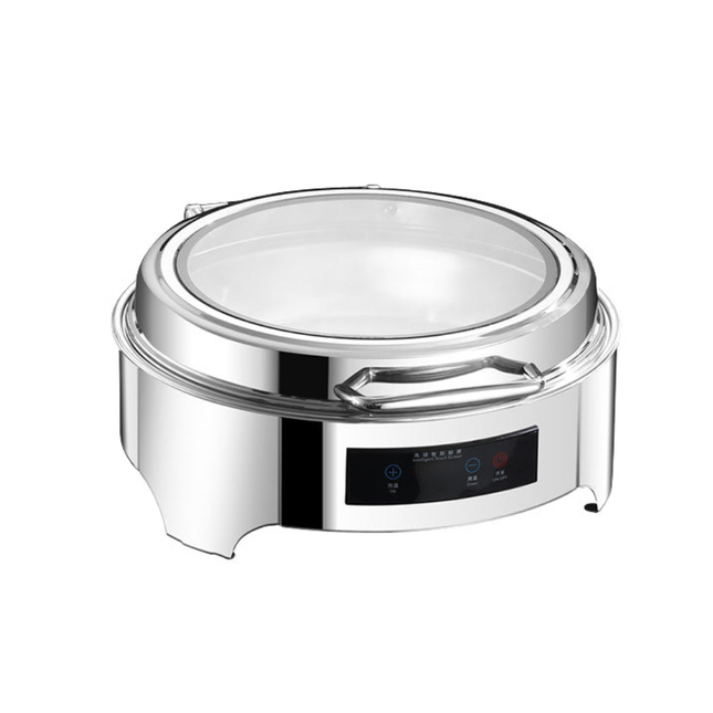 Commercial Buffet Chafing Dish with Electric Heating and Stainless Steel Body