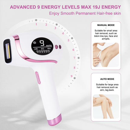 Corded IPL Hair Removal Machine with Freezing Function & Dual Lamps