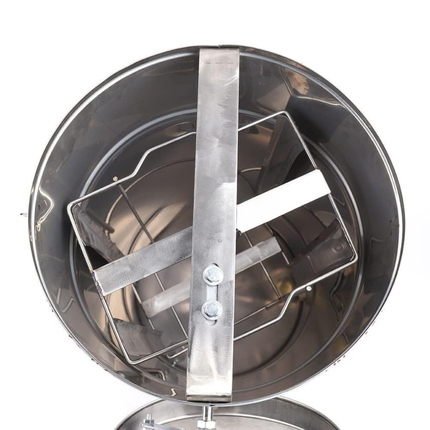 Manual 2 Frame Stainless Steel Honey Extractor for Beekeeping with Hand Crank