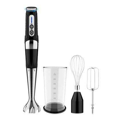 Portable USB Rechargeable Handheld Mixer with Stainless Steel Accessories and 700ml Cup