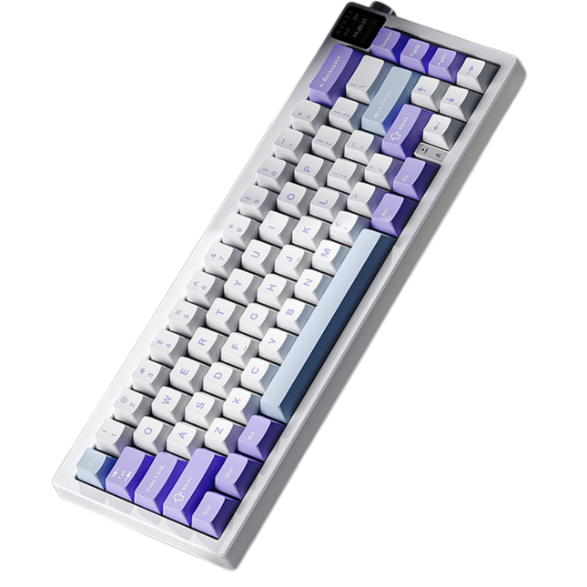 Tri Mode Wireless Mechanical Keyboard RGB Screen Knob