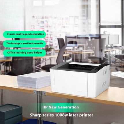 All-in-One A4 Black and White Laser Printer Scanner Copier Compact Design for Office Setup