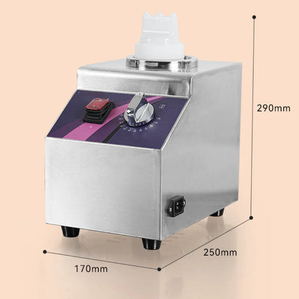 Commercial Heated Dispenser for Sauces, Chocolate & Toppings with Stainless Steel Body