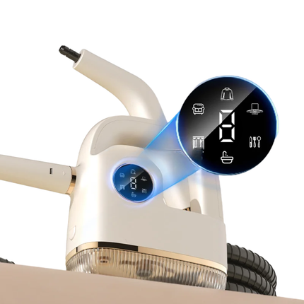 Portable 1800W Steam Cleaning Machine with 130°C Steam, 4 Bar Pressure and 6 Gear Control
