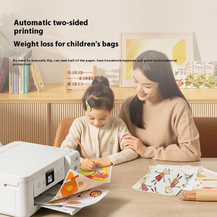High Resolution Wireless Color Printer Ink Tank System USB Interface Daily Use
