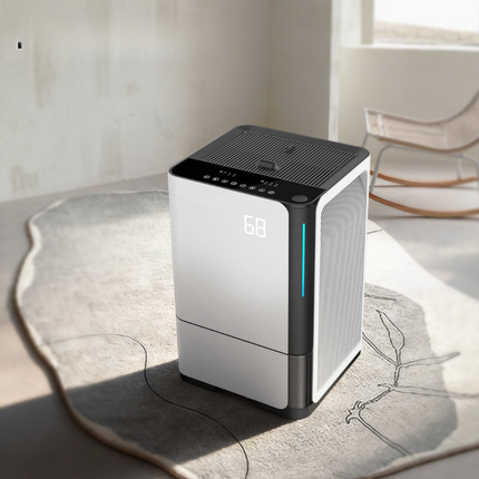 Portable 2-in-1 Humidifier and Dehumidifier with Touchscreen Control