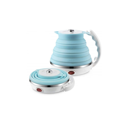 Portable Foldable Silicone Electric Travel Kettle with Constant Temperature & Auto Shut-Off