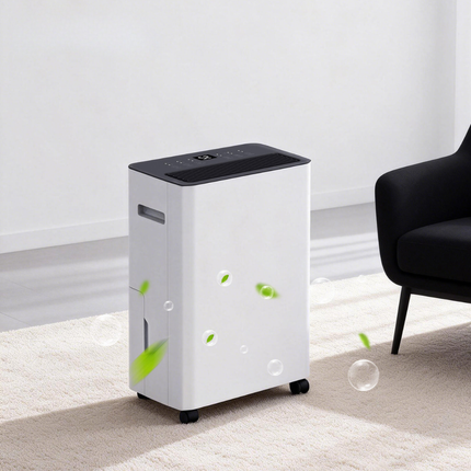 12L Refrigerative Dehumidifier for Home Use 2.3L Water Tank Low Noise Moisture Control Unit