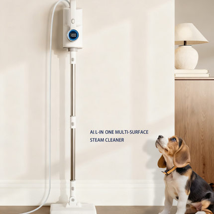 1500W Steam Mop with Fast Heat-Up and 3m Power Cord for Hard Floors