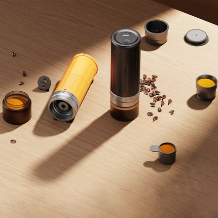 Portable Cordless Coffee Grinder with Stainless Steel Blades and USB Rechargeable Design
