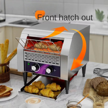Professional Countertop Conveyor Bread Toaster for Cafés and Food Service Operations