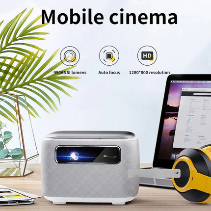 Smart Wireless DLP Mini Projector with Android OS, Powerful Audio & Auto Focus Technology