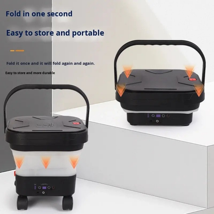 Portable Cordless Car Washer with High-Pressure 6-in-1 Spray Gun