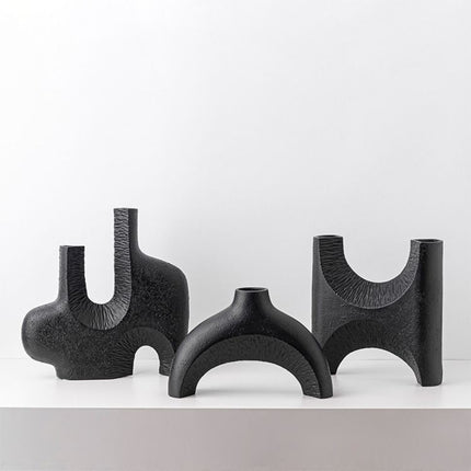 Modern Minimalist H Shape Decorative Accent for Table Shelf and Contemporary Interior Styling