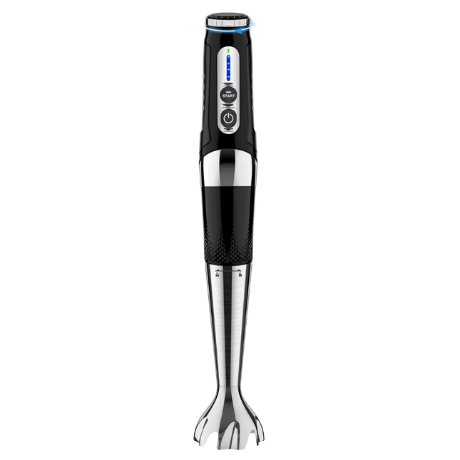 Cordless USB Rechargeable Hand Blender with 21 Speeds and Multi-Angle Head