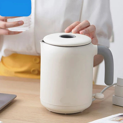 Compact 0.6L Electric Kettle 800W with 360° Swivel Base & Auto Shut-Off