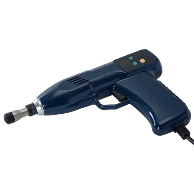 Electric Percussion Massage Gun 60W 13-Level Adjustable Deep Tissue Relaxation Device with Multi-Head Attachments – Blue