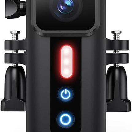 Small HD 4K Chest Mount Camera, Wireless WiFi Cycling and Personal Recording Device