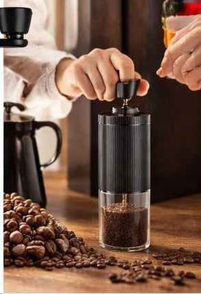 Portable Manual Coffee Grinder 20g Stainless Steel Conical Burr for Travel and Outdoor Use