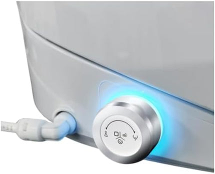 Smart Heated Elongated Toilet Seat with Automatic Open, Deodorization, Smart Wash & Slow-Close Lid