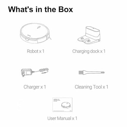 2-in-1 Robot Vacuum and Mop Cleaner with Multi-Floor Memory, HEPA Filter, 4800mAh Battery, App Control