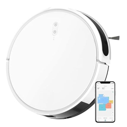 2-in-1 Robot Vacuum and Mop Cleaner with Multi-Floor Memory, HEPA Filter, 4800mAh Battery, App Control