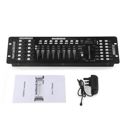 192 Channel DMX Lighting Controller with 12 Fixture Control and Programmable Scenes