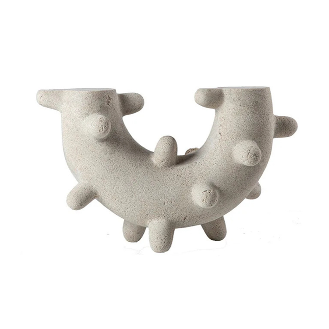 Resin Coastal Sea Cucumber Sculpture for Tabletop Ocean Décor