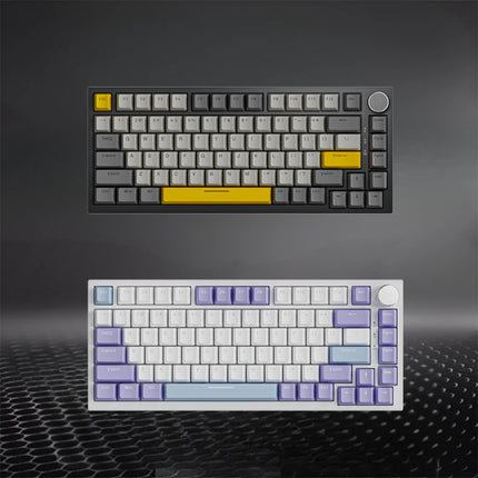 75% RGB Mechanical Gaming Keyboard – Wired Hot-Swappable Design with PBT Keycaps