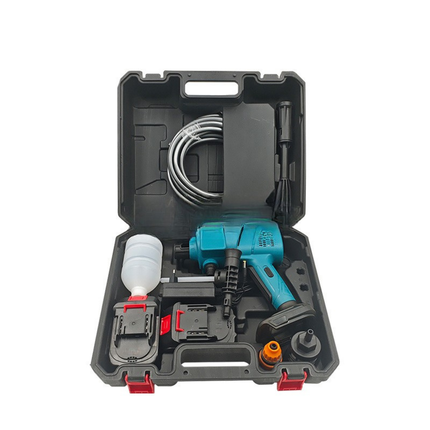 Portable Cordless Lithium Battery High Pressure Car Washing Gun with Water Spray Set