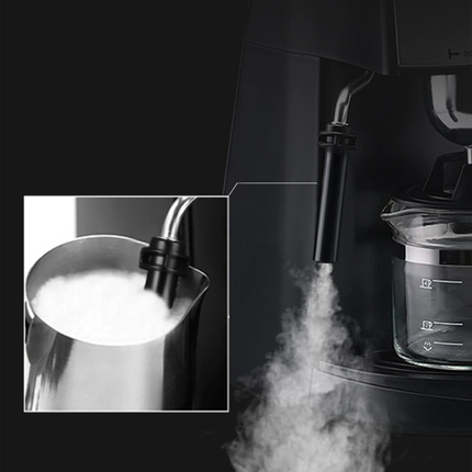 Automatic Espresso Coffee Machine 240ml with Milk Frother and 1L Water Tank