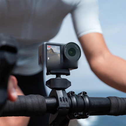 Multi-Purpose Cycling Camera Mount Kit with Seat Rail Mount and Quick-Release Adapter