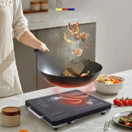 2200W Electric Induction Hot Plate Cooker, Single Burner Countertop Cooking Appliance