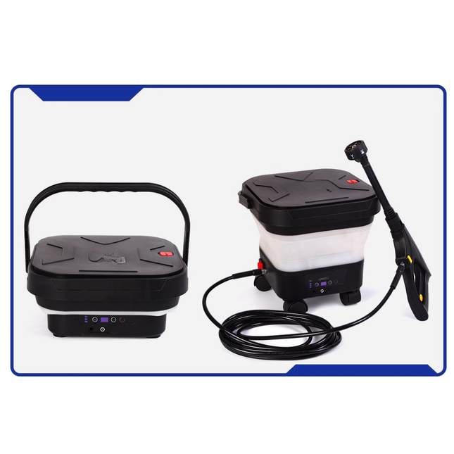 Portable Cordless Car Washer with High-Pressure 6-in-1 Spray Gun