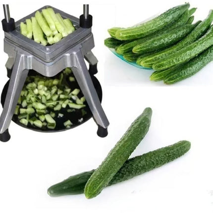 Heavy-Duty Hand-Operated Stainless Steel Veg Slicer for Professional Kitchens