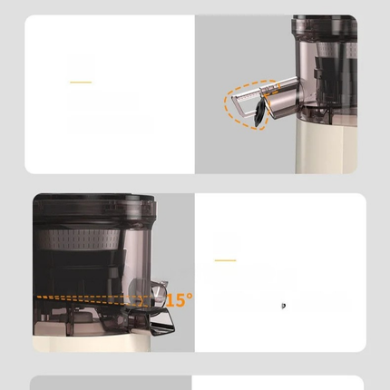 Compact 250W Electric Juicer with Automatic Pulp Ejection and Stainless Steel Housing