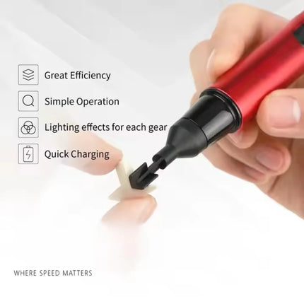 Cordless Precision Electric Sanding Tool with Variable Speed Control & Battery Indicator
