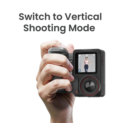 Aluminium Camera Handle Grip with Wrist Strap and Accessory Mount for Action Cameras