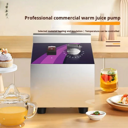 Commercial Heated Dispenser for Sauces, Chocolate & Toppings with Stainless Steel Body