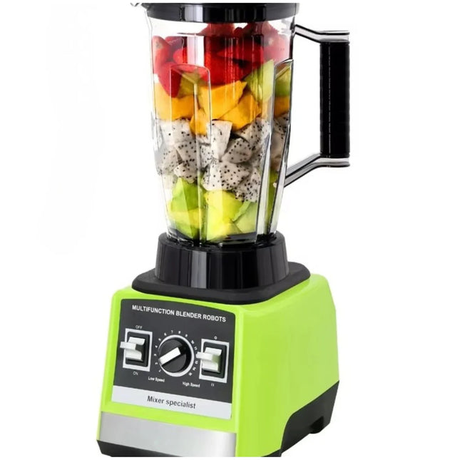 Professional Dual-Jar Kitchen Blender – 3L Family Container with 0.5L Mini Jar for Blending & Grinding