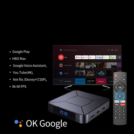 I96 Android 12 Smart TV Box 4K Media Box WiFi 6 Dual Band BT 5.0