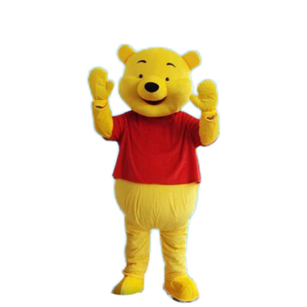Adult Unisex Cartoon Bear Mascot Costume – Full Body Plush Character Suit with EVA Structure for Parties & Events