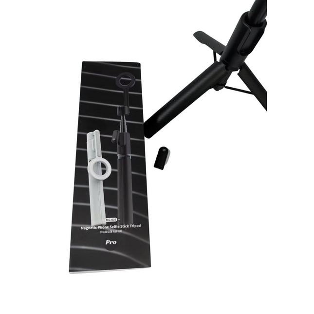 Portable Selfie Stick and Tripod 2-in-1 for Smartphones Telescopic 1.36m with Remote