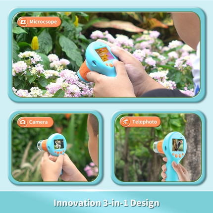 Handheld Digital Microscope with 800X Zoom, 2-Inch Screen & HD Video Capture