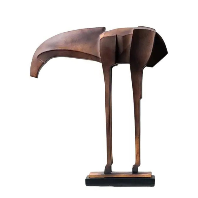 Ancient Greek Mythology Trojan Horse Decorative Resin Sculpture for Home & Office