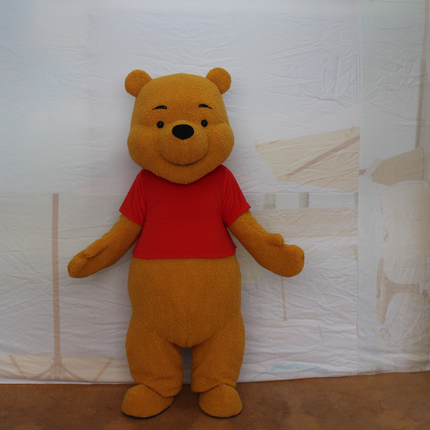 Adult Full-Body Bear Mascot Costume – Plush Cartoon Character Suit for Festivals, Promotions, Halloween & Stage Performances
