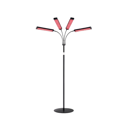 Adjustable Multi-Head Red Light Relaxation Floor Lamp with Stand – Professional Home Recovery & Skin Care System
