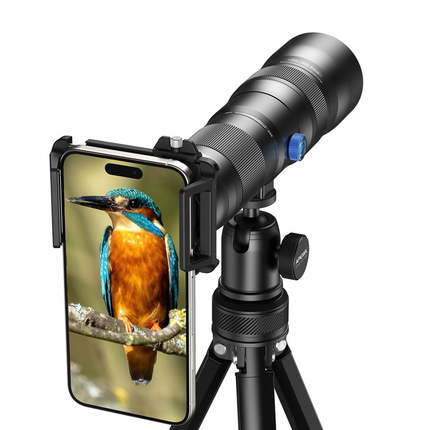 High-Powered Adjustable Zoom Monocular Lens for Smartphones