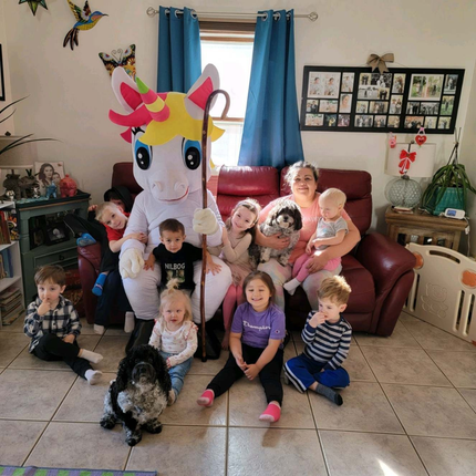 Rainbow Unicorn Mascot Costume for Adults – Full-Body Pony Outfit for Halloween, Festivals & Events