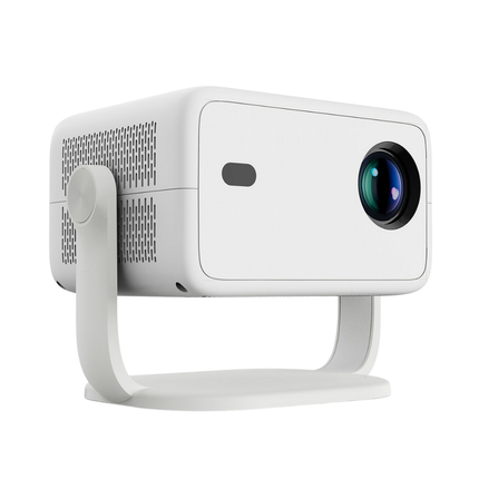 Compact Android Home Projector with Dual-Band WiFi, Screen Mirroring & 8K Playback Support